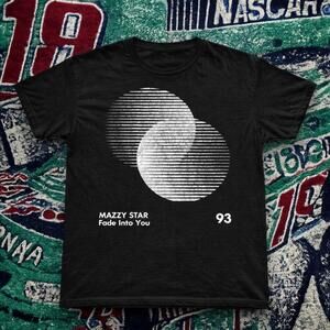 Y2K Mazzy Star Fade Into You Graphic Tee Black Unisex